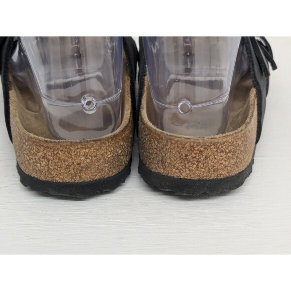 Birkenstock Franca Sandals black Leather EU 37 US Womens 6 6.5 Straps Comfort - Picture 5 of 8